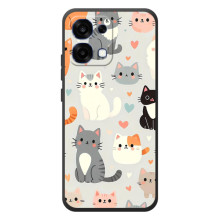 Чохол з малюнком кіт на OPPO A6 Pro (Колаж котів)