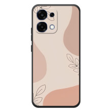 Чохол квітковий дизайн для OPPO A6 Pro (Кориневий фон)