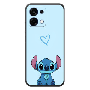 Чехол с рисунком Стич для OPPO A6 Pro – Голубой Стич