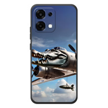 Чехол с мемом Тралалело тралала на OPPO A6 Pro – Бомбардиро крокодило