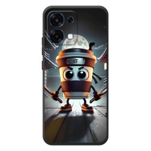 Чехол с мемом Тралалело тралала на OPPO A6 Pro – Капучино асасино