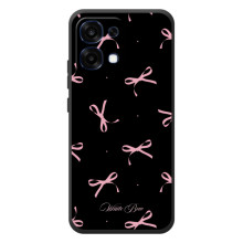 Чехол с бантиками на ОППО А6 Про – Банты на черном