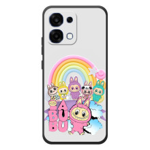 Чехол с Лабубу на OPPO A6 Pro (Фон Лабубу)