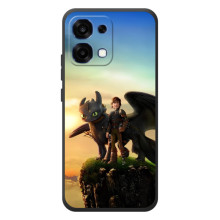 Чехол с принтом дракон Беззубик для ОПО A6 Про – Мультфильм про дракона