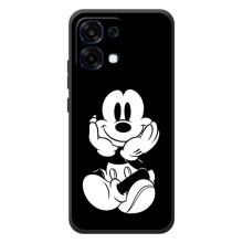 Эксклюзивный чехол для OPPO A6 Pro (AlphaPrint - Мультяшные) – Микки на черном