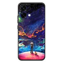 Космические Чехлы для ОППО А6 Про (VPrint) – Галактический вид