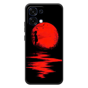 Летний Чехол на OPPO A6 Pro – Красный Закат