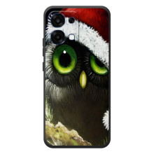 Новорічні Чохли для OнPO A6  Про (VPrint) (Новорічна Сова)