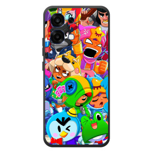 Силиконовый Чехол на OPPO A6 Pro с картинкой Brawl Stars – Brawl-Stars