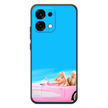 Силіконовый Чохол Барбі фільм на OPPO A6 Pro (Барбі і Кен)