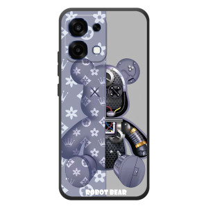 Силіконовий чохол для OPPO A6 Pro – Ведмідь Louis Vuitton