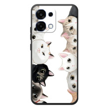 Силіконовий чохол з котиком для OPPO A6 Pro (Коти)