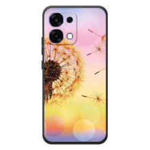 Силіконовий Чохол з кульбабками на OPPO A6 Pro – Квітка-кульбаба