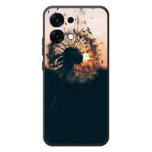 Силіконовий Чохол з кульбабками на OPPO A6 Pro – Гарна кульбабка