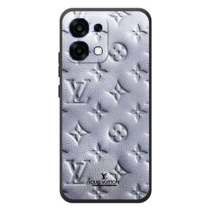 Текстурний Чохол Louis Vuitton для ОРО A6 Про – Білий ЛВ