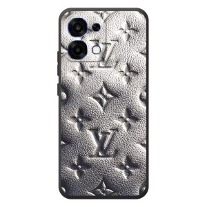 Текстурний Чохол Louis Vuitton для ОРО A6 Про – Бежевий ЛВ