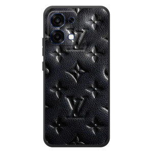 Текстурний Чохол Louis Vuitton для ОРО A6 Про – Чорний ЛВ