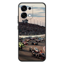 Чехол с прнтом Формула 1 на OPPO A6 Pro – Гонка Формула-1