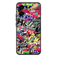 Яскраві Чохли з принтами для OPPO A6 Pro – Значки