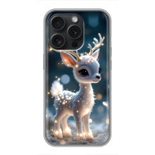 Яркий чехол для OPPO A6 Pro с Зимними Оленятами – Блистающий оленёнок