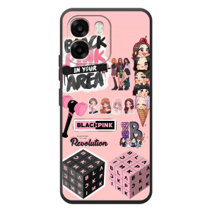 Чехлы с картинкой для OPPO A6 – BLACK PINK коллаж