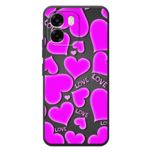 Чехлы для любимой на 

ОППО А6
 (VPrint) (Pink hearts)