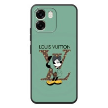 Чехлы Луи Витон для OPPO A6 (AlphaPrint - LOUIS VUITTON) (Микки Маус LV)