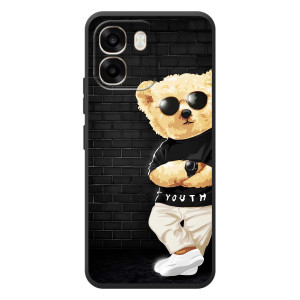 Чехлы Мишка Тедди для 

ОППО А6 
 – Мишка в очках