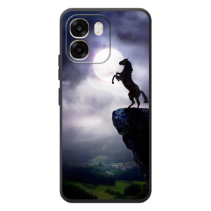 Чехлы с изображением разных животных для OPPO A6 (Лошадь)