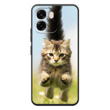 Чехлы с Котиками для OPPO A6 (VPrint) (Прыжок кота)