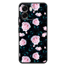 Чехлы с принтом Розочки для OPPO A6 – Чайные розы