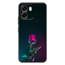 Чехлы с принтом Розочки для OPPO A6 – Ночная роза