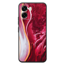 Чехол для 

ОППО А6
 - с принтом (Дизайнерские) (AlphaPrint) (Мрамор красный)