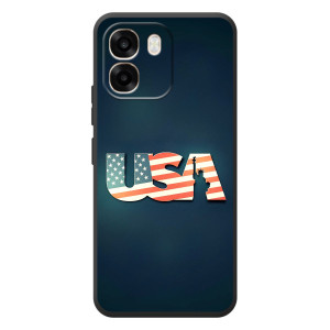 Чехол Флаг USA для OPPO A6 – USA