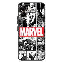 Силиконовый Чехол для OPPO A6 (Комикс Марвел)