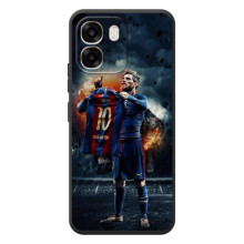 Чехол Месси футболист для OPPO A6 – Месси с футболкой