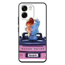 Чехол с печатью для OPPO A6 - (Мода) (AlphaPrint) (На машине)