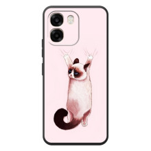 Чехол на 

ОППО А6
 с Котами (VPrint) (Котик падает)