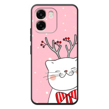 Чехол на тематику: Коты для OPPO A6 (Зимний кот)