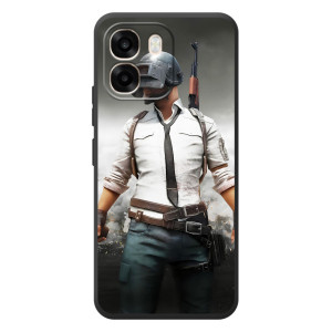 Силиконовый чехол с картинкой "Герой Pubg" на OPPO A6 – Пабг