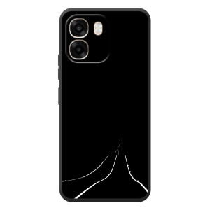 Чехол с картинками на черном фоне для OPPO A6 – Дорога