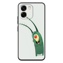 Чехол с картинкой "Одноглазый Планктон" на OPPO A6 – Милый Планктон