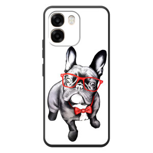 Бампер для OPPO A6 з картинкою "Песики" – В окулярах