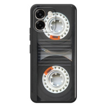Чехол с Прикольным принтом на OPPO A6 – Кассета магнитофона