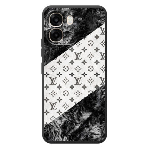 Чохол Стиль Louis Vuitton на OPPO A6 – LV на білому