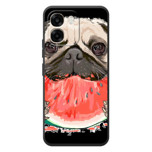 Чохол (ТПУ) Милі песики для OPPO A6 (Смішний Мопс)