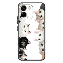 Чехол с милыми котиками на 

ОПО A6 
 – Черно-белые котики