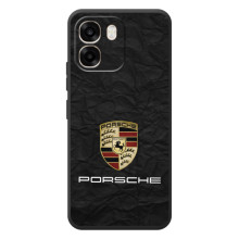 Чехол с авто Порше для OPPO A6 – Логотип Порше
