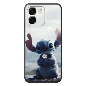 Чохол з малюнком Стіч для OPPO A6 – Стіч з квіткою