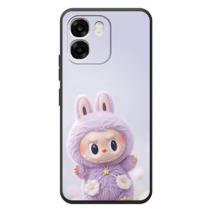 Чохол з принтом Лабубу для OPPO A6 – Фіолетовий Лабубу